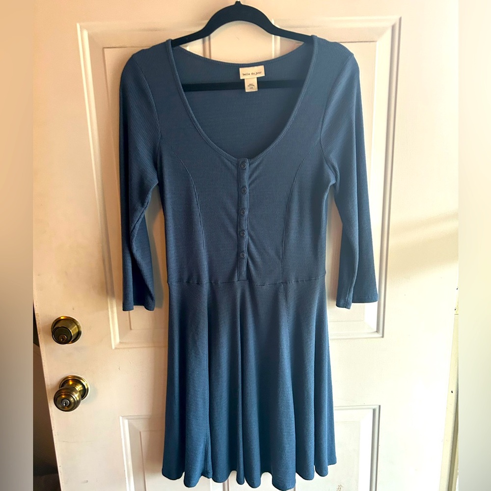 Belle du Jour Blue Skater Dress XL